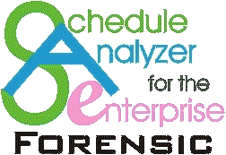 Schedule Analyzer Enterprise Forensic